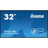 iiyama ProLite LH3241S-B2, Public Display schwarz (glänzend), FullHD, IPS, Lautsprecher, Media-Player