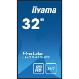 iiyama ProLite LH3241S-B2, Public Display schwarz (glänzend), FullHD, IPS, Lautsprecher, Media-Player