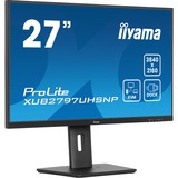 iiyama Prolite XUB2797UHSNP-B1, LED-Monitor 68.5 cm (27 Zoll), schwarz (matt), 4K UHD, IPS, USB-C-Dock, KVM-Switch, RJ45