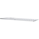 Apple Magic Keyboard mit Ziffernblock, Tastatur silber/weiß, DE-Layout, Rubberdome