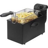 Bestron Cool Zone Fritteuse AF357B schwarz, 2.000 Watt, Ölbehälter 3,5 Liter