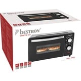 Bestron Grill-Backofen, Mini-Backofen schwarz/edelstahl