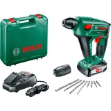 Bosch Akku-Bohrhammer Uneo Maxx, 18Volt grün/schwarz, Li-Ion-Akku 2,5Ah, im Koffer, POWER FOR ALL ALLIANCE