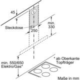 Bosch DWB67IM50 Serie 4, Dunstabzugshaube edelstahl