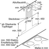 Bosch DWB97CM50 Serie 6, Dunstabzugshaube edelstahl, Silence