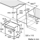 Bosch HBA530BR1 Serie | 2, Backofen edelstahl