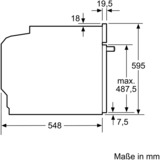 Bosch HBG632TS1 Serie | 8, Backofen silber