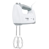 Bosch Handmixer ErgoMixx standn'bowl MFQ36460 weiß/grau, 450 Watt, mit Schüssel und Geräteständer