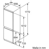 Bosch KIF86PFE0 Serie | 8, Kühl-/Gefrierkombination 