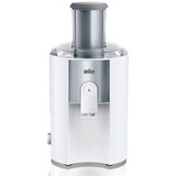 Braun IdentityCollection Entsafter J 500 weiß/edelstahl, 900 Watt, Saftbehälter 1,25 Liter