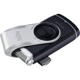 Braun MobileShave M-90, Rasierer schwarz/silber