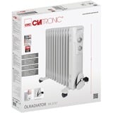 Clatronic Ölradiator RA 3737 weiß, 11 Heizrippen