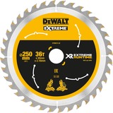 DEWALT Kreissägeblatt XR EXTREME RUNTIME DT99572, Ø 250mm, 36Z Bohrung 30mm, für Akku-Paneelsägen