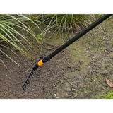 Fiskars QuikFit Rechen, 14 Zinken schwarz/orange, 36cm