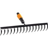 Fiskars QuikFit Rechen, 16 Zinken schwarz/orange, 40cm