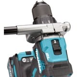 Makita Akku-Bohrschrauber DF001GD201 XGT, 40Volt blau/schwarz, 2x Li-Ionen Akku 2,5Ah, MAKPAC