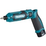 Makita Akku-Knickschlagschrauber TD022DSE 7,2Volt blau/schwarz, 2x Li-Ionen Akku 1,5Ah