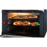 ProfiCook Heißluftfritteuse PC-FR 1200 H edelstahl/schwarz, 1.500 Watt, Kapazität 11 Liter