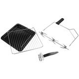 Rommelsbacher Back- und Grillgerät BG 1805/E, Mini-Backofen edelstahl/schwarz