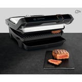 Tefal OptiGrill Elite GC750D, Kontaktgrill silber/schwarz, 2.000 Watt