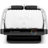 Tefal OptiGrill Elite GC750D, Kontaktgrill silber/schwarz, 2.000 Watt