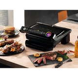 Tefal OptiGrill+ GC712D34, Kontaktgrill silber/schwarz, 2.000 Watt