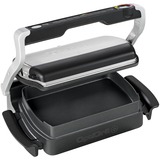 Tefal OptiGrill+ Snacking & Baking GC7148, Kontaktgrill schwarz, 2.000 Watt, mit Backschale