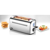 Unold 4er-Toaster Retro edelstahl, 1.500 Watt, für 4 Scheiben Toast