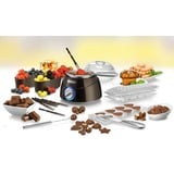 Unold Chocolatier 48667, Fondue braun/silber, 25 Watt, Topf 0,25 Liter