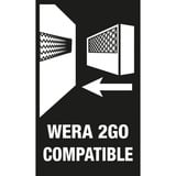 Wera 2go 2 Werkzeug-Container, Tasche schwarz, mit Tragegriff und Schultergurt