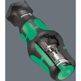 Wera 826 T Kraftform Turbo Bits-Handhalter, Schraubendreher schwarz/grün, mit Rapidaptor Schnellwechselfutter