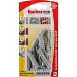 fischer Spreizdübel SX 8x40 GKS K hellgrau, 10 Stück, mit Schraube