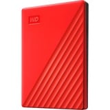 WD My Passport 2 TB, Externe Festplatte rot, Micro-USB-B 3.2 Gen 1