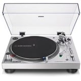 Audio-Technica AT-LP120XUSB, Plattenspieler silber, Phono-Vorverstärker, USB-Anschluss