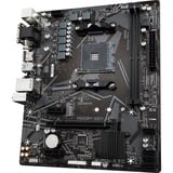 GIGABYTE A520M S2H, Mainboard schwarz/grau