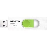 ADATA UV320 64 GB, USB-Stick weiß/grün, USB-A 3.2 Gen 1