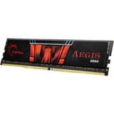 G.Skill DIMM 16 GB DDR4-2400  , Arbeitsspeicher schwarz, F4-2400C15S-16GIS, Aegis, INTEL XMP