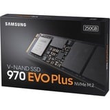 SAMSUNG 970 EVO Plus 250 GB, SSD schwarz, PCIe 3.0 x4, NVMe 1.3, M.2 2280, intern