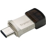 Transcend JetFlash 890 128 GB, USB-Stick silber