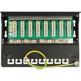 DeLOCK Patchpanel 8P Port Cat.6 schwarz