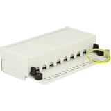 DeLOCK Patchpanel 8P Port Cat.6 grau