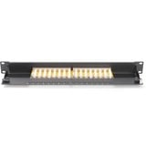 Digitus DN-91616S-B, Patchpanel schwarz, 19", Cat.6