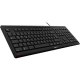 CHERRY STREAM KEYBOARD, Tastatur schwarz, DE-Layout, Cherry SX-Scherentechnologie