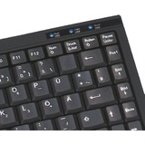 KeySonic ACK-540 U+, Tastatur schwarz, DE-Layout, mit Smart-Touchpad