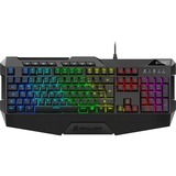 Sharkoon SKILLER SGK4, Gaming-Tastatur schwarz, IT-Layout, Rubberdome