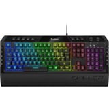 Sharkoon SKILLER SGK5, Gaming-Tastatur schwarz, DE-Layout, Rubberdome