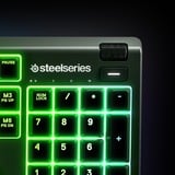 SteelSeries APEX 3, Gaming-Tastatur schwarz, DE-Layout, Rubberdome