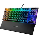 SteelSeries APEX 7 TKL, Gaming-Tastatur schwarz, DE-Layout, SteelSeries QX2 Red