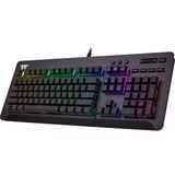 Thermaltake Level 20 GT RGB, Gaming-Tastatur schwarz, DE-Layout, Cherry MX RGB Speed Silver