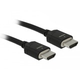 DeLOCK Ultra High Speed HDMI-Kabel 48 Gbps 8K 60Hz schwarz, 1 Meter